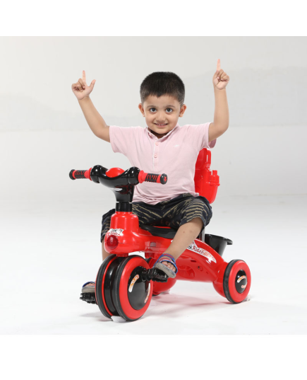 Rock Rider - Tricycle(Red & Black) - Image 3